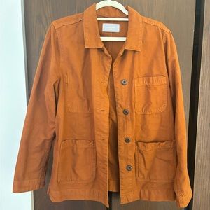 Everlane Chore Coat in Burnt Orange